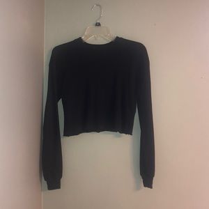 Crop top fleece shirt!